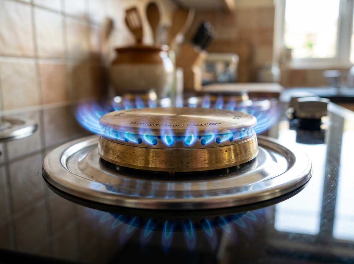 Calibrated Pure Blue High-Efficiency Flame